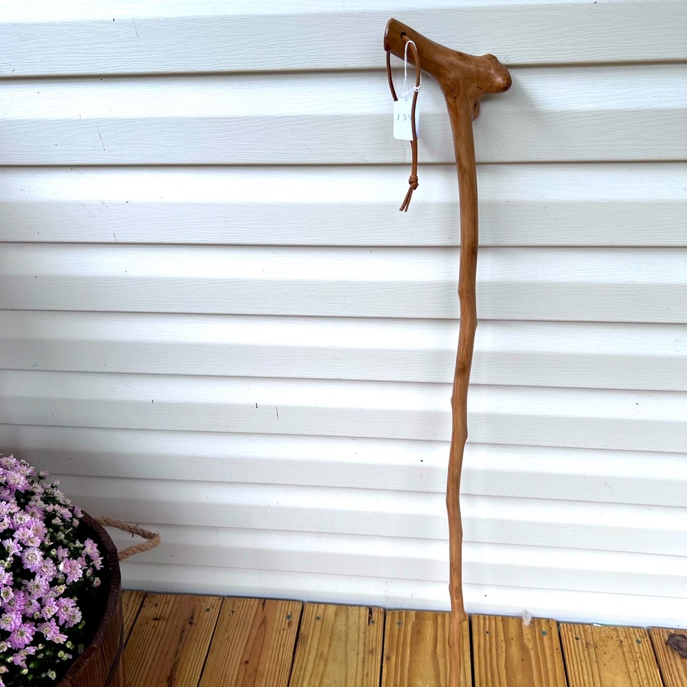 35 3/4 inch Long wooden Walking Cane